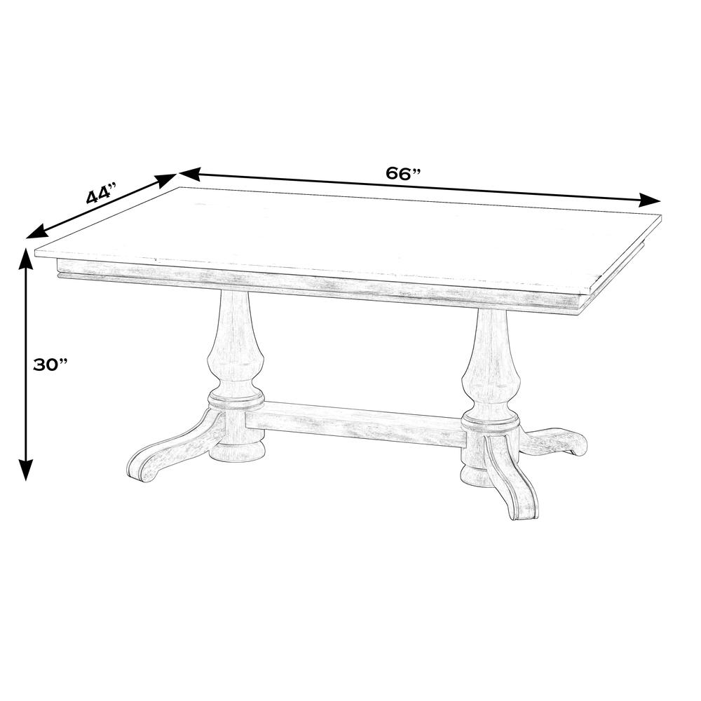Danielle Rectangular Marble Dining Table, Tan/Beige