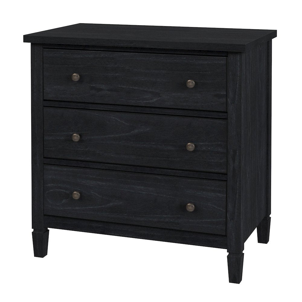 Flagstaff 3-Drawer Dresser, Black
