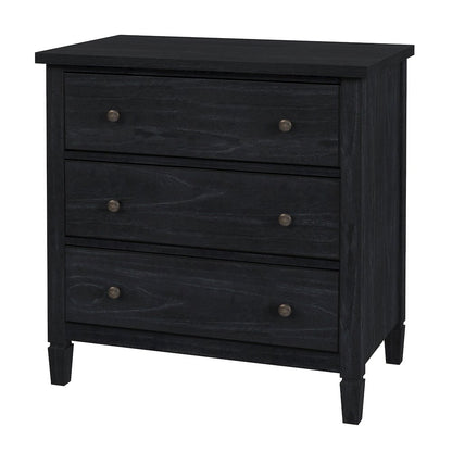 Flagstaff 3-Drawer Dresser, Black