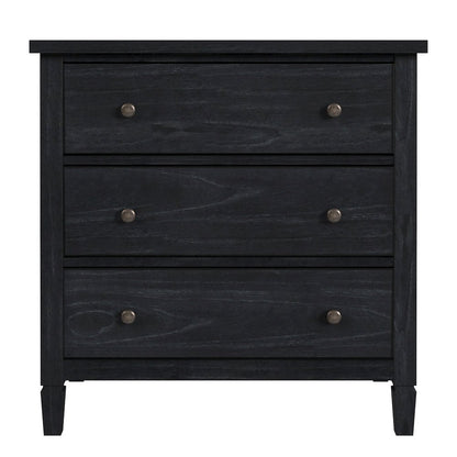 Flagstaff 3-Drawer Dresser, Black