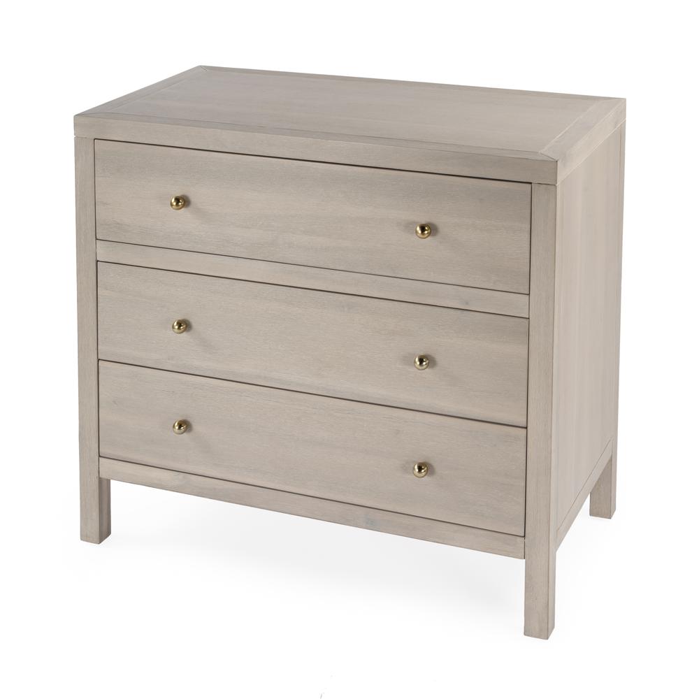 Nora 3-Drawer Chest, Taupe