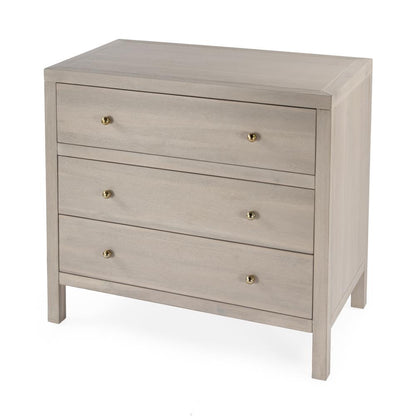 Nora 3-Drawer Chest, Taupe