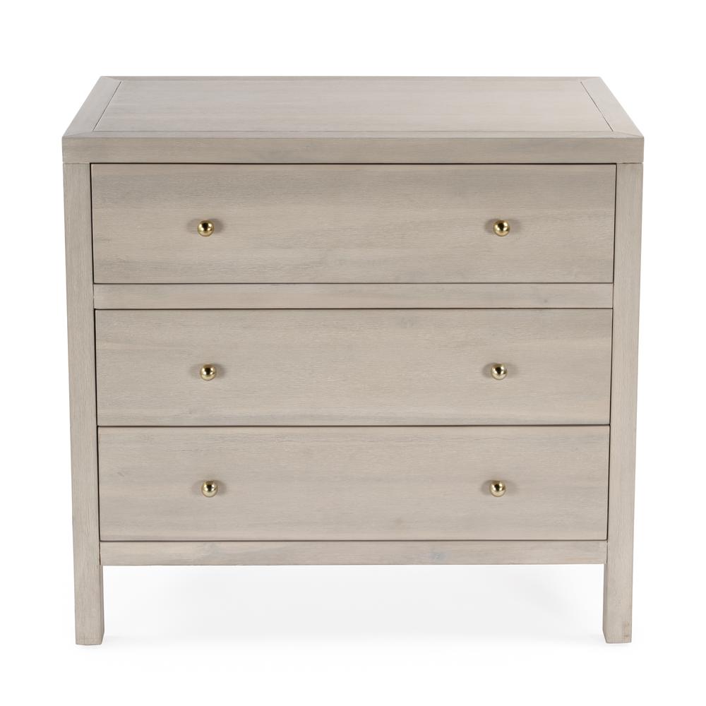 Nora 3-Drawer Chest, Taupe