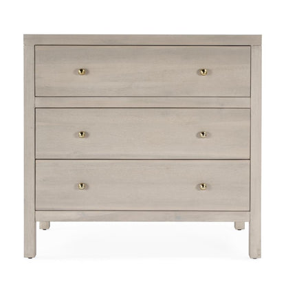 Nora 3-Drawer Chest, Taupe