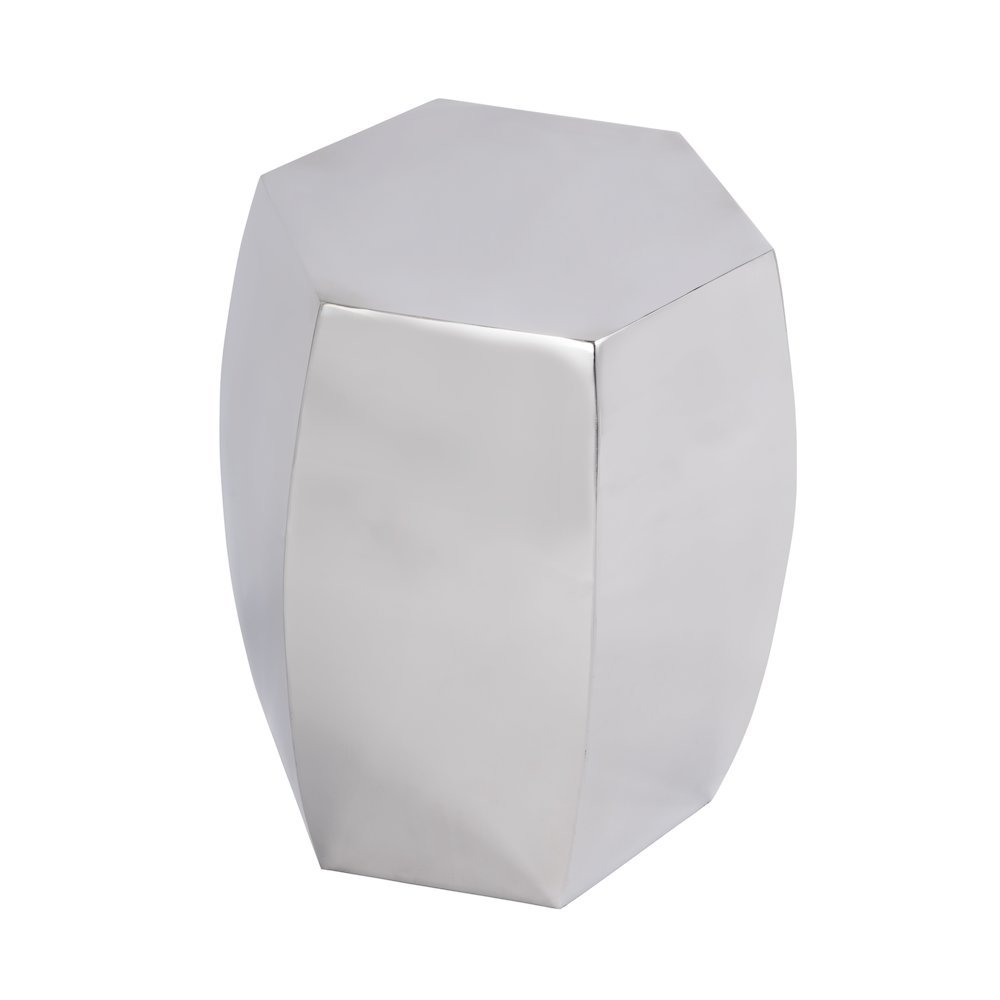 Carter Side Table, Silver