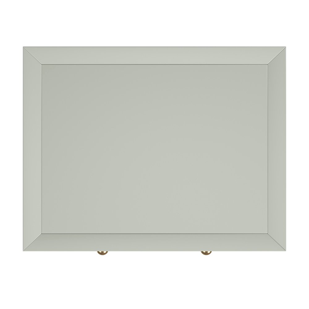 Nora 21 in. W Wood 1 Drawer Small Nightstand with Shelf, Sage Green