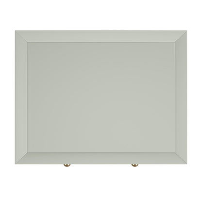 Nora 21 in. W Wood 1 Drawer Small Nightstand with Shelf, Sage Green