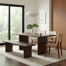 Halmstad 64 in. W Wood Dining Bench, Brown