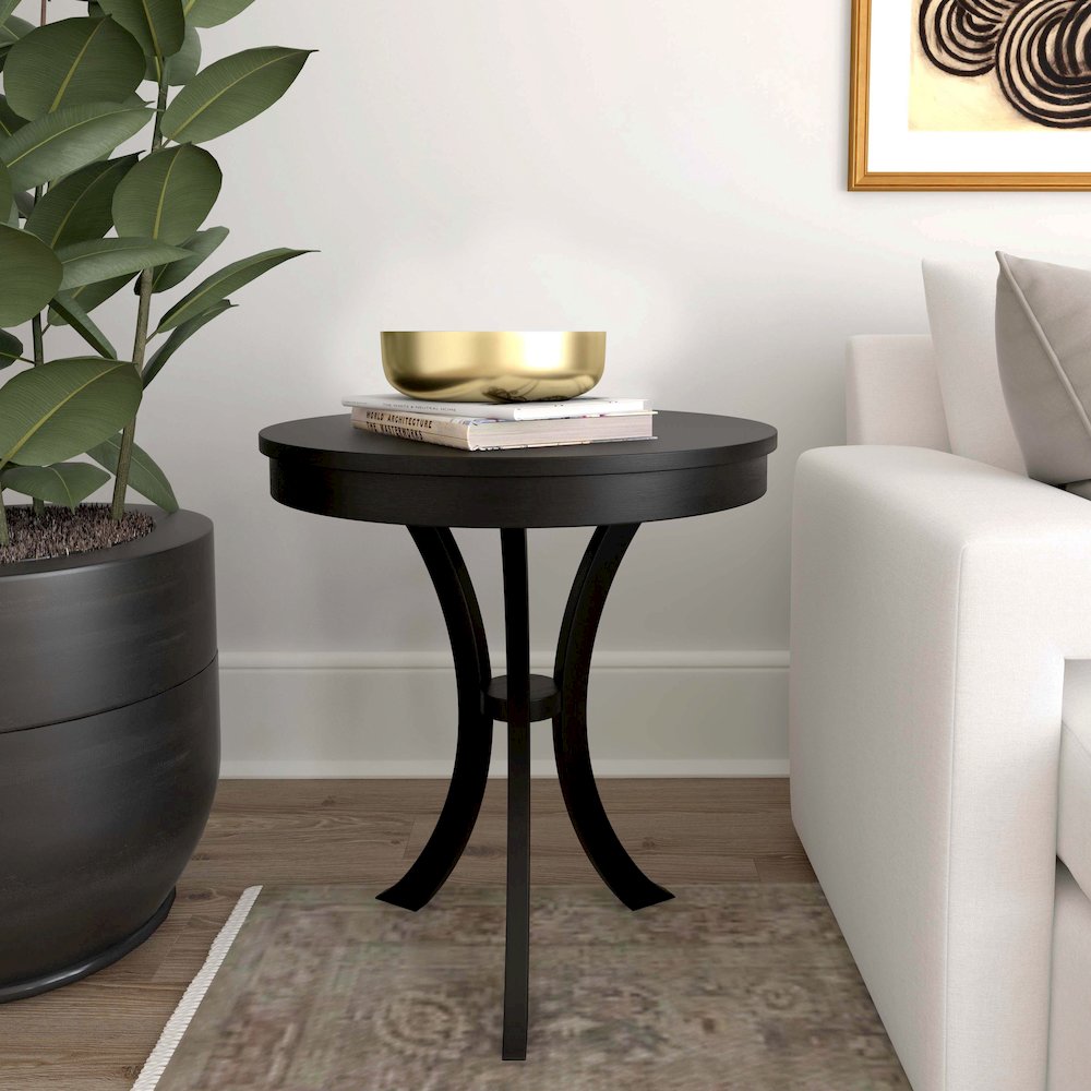 Gerard Side Table, Black