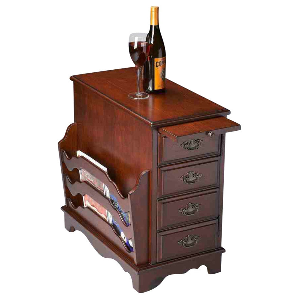 Cherrywood Magazine & Beverage Table, Belen Kox