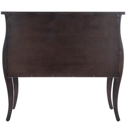 Antiqued Walnut 3-Drawer Chest, Belen Kox
