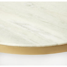 White Marble Round Coffee Table, Belen Kox