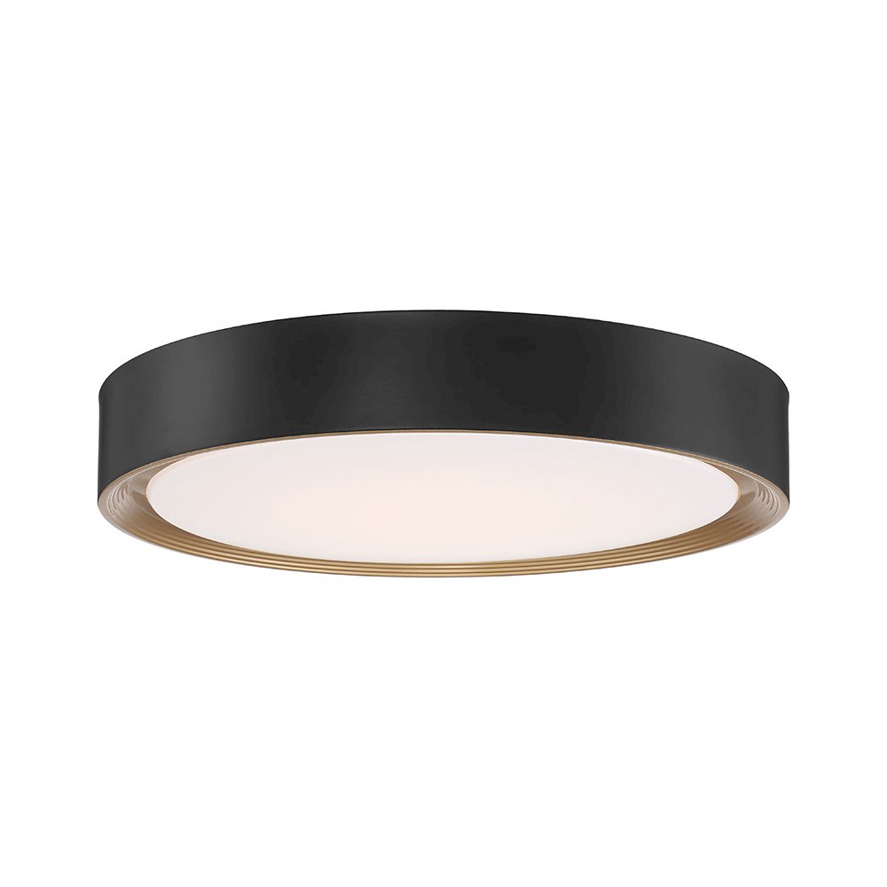 3CCTLED Flush Mount in Matte Black Color