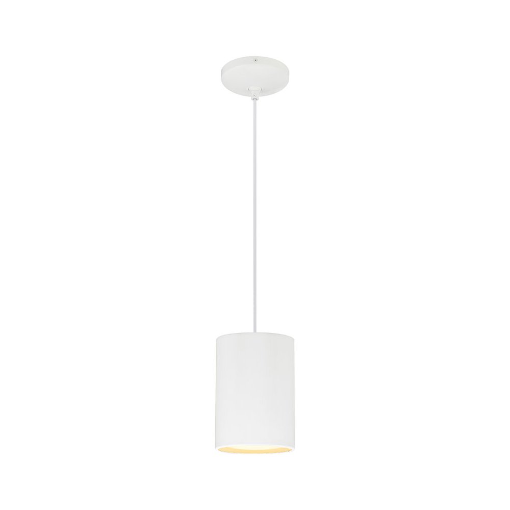 LED Pendant in Matte White Color