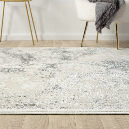 Antalya Durable Performance Area Rug Indoor in Beige/Blue, 2' x 7'