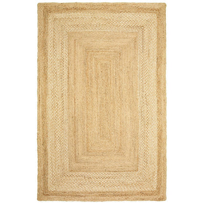 Classic Jute Jute Area Rug Indoor in Tan, 5' x 7'9"