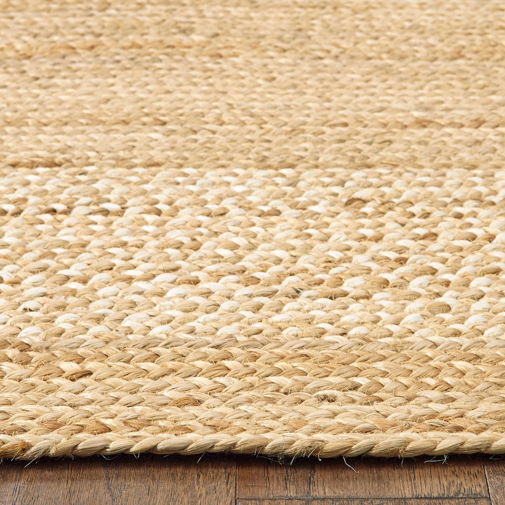 Classic Jute Jute Area Rug Indoor in Tan, 5' x 7'9"