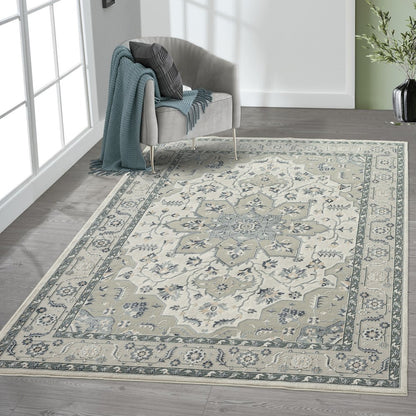 Imagine Cotton Area Rug Indoor in Ivory, 7'9" x 10'9"