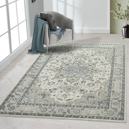 Imagine Cotton Area Rug Indoor in Ivory, 7'9" x 10'9"