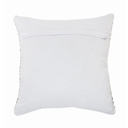 Ox Bay Turquoise Chevron All-Natural Cotton Square 4 Piece Pillow Cover Set