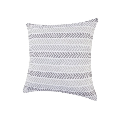 Grayscale Chevron Throw Pillow