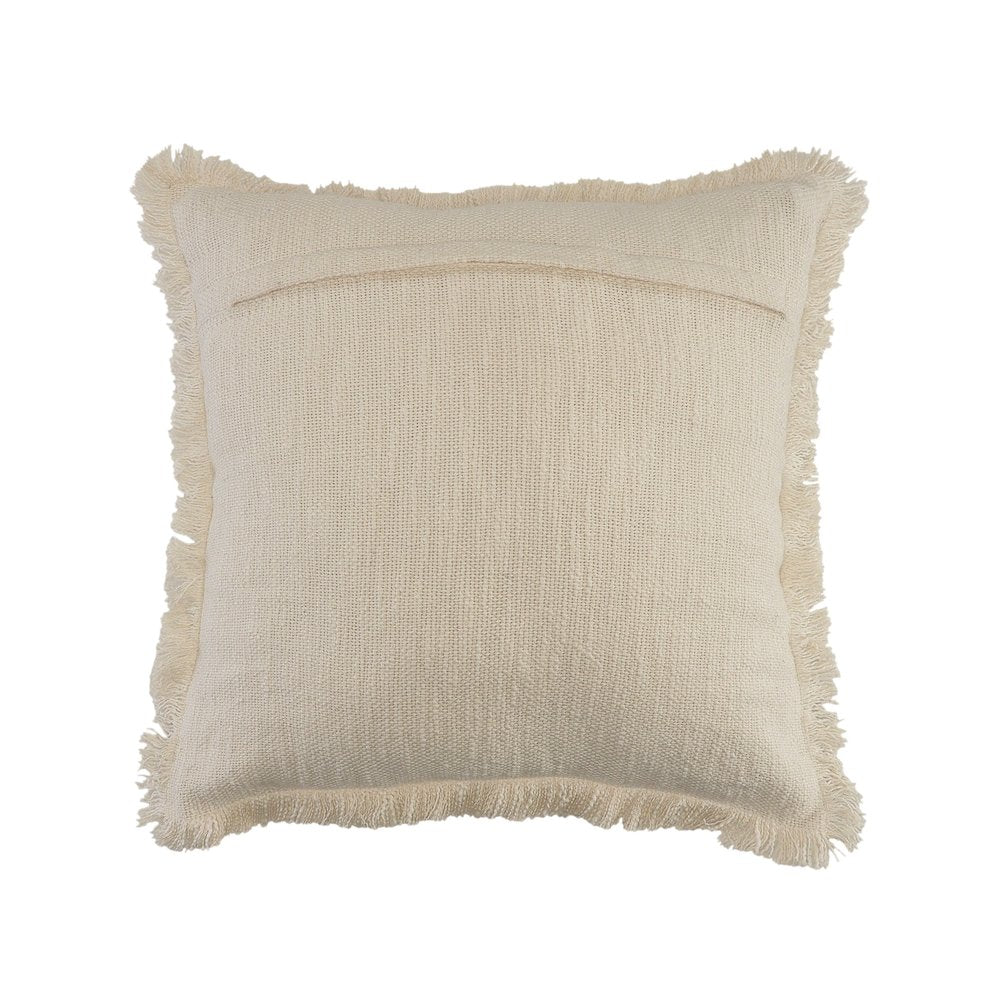 Aspen Cotton Pillow Set of 2 in Cream, 20" x 20"