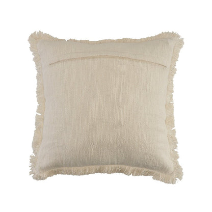 Aspen Cotton Pillow Set of 2 in Cream, 20" x 20"