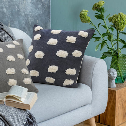 Zeal Cotton Pillow Set of 2 in Blue/White, 20" x 20"