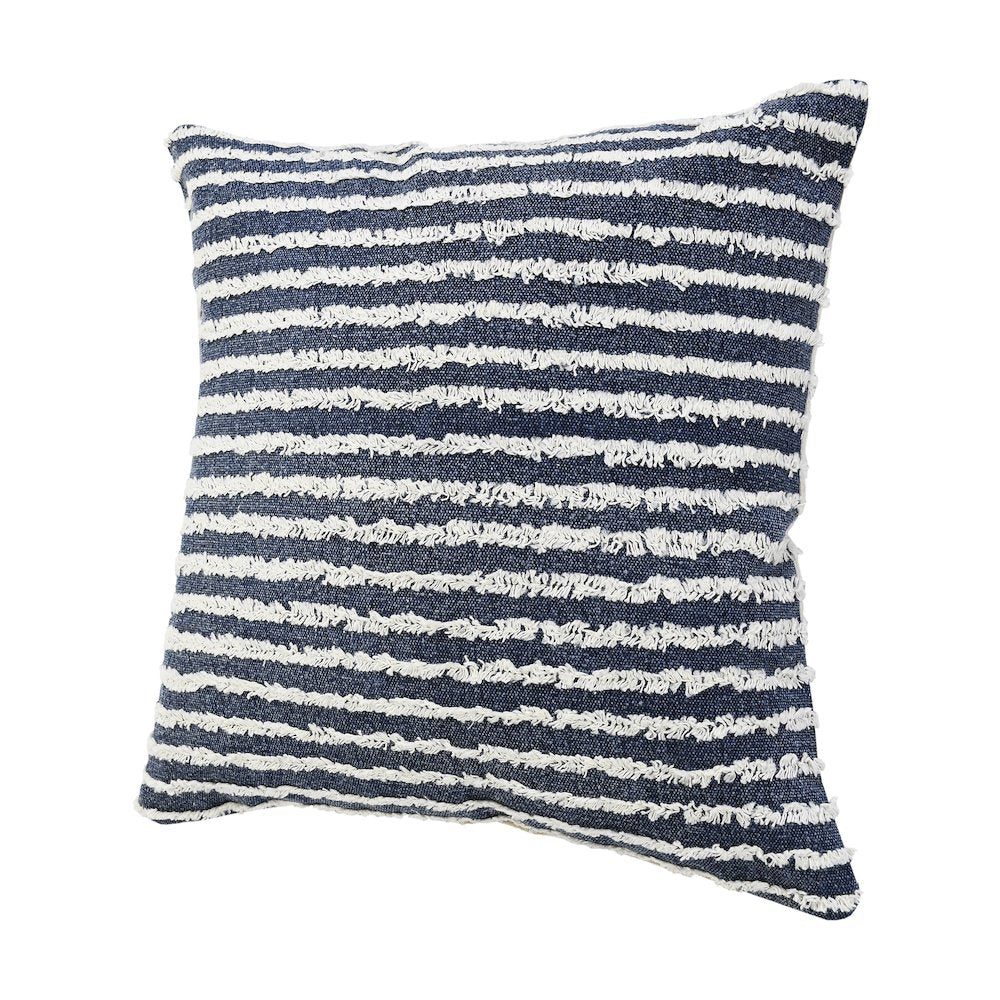 Ensign Blue Wispy Ways Throw Pillow