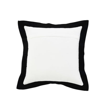 Bordered Flange Frame Throw Pillow