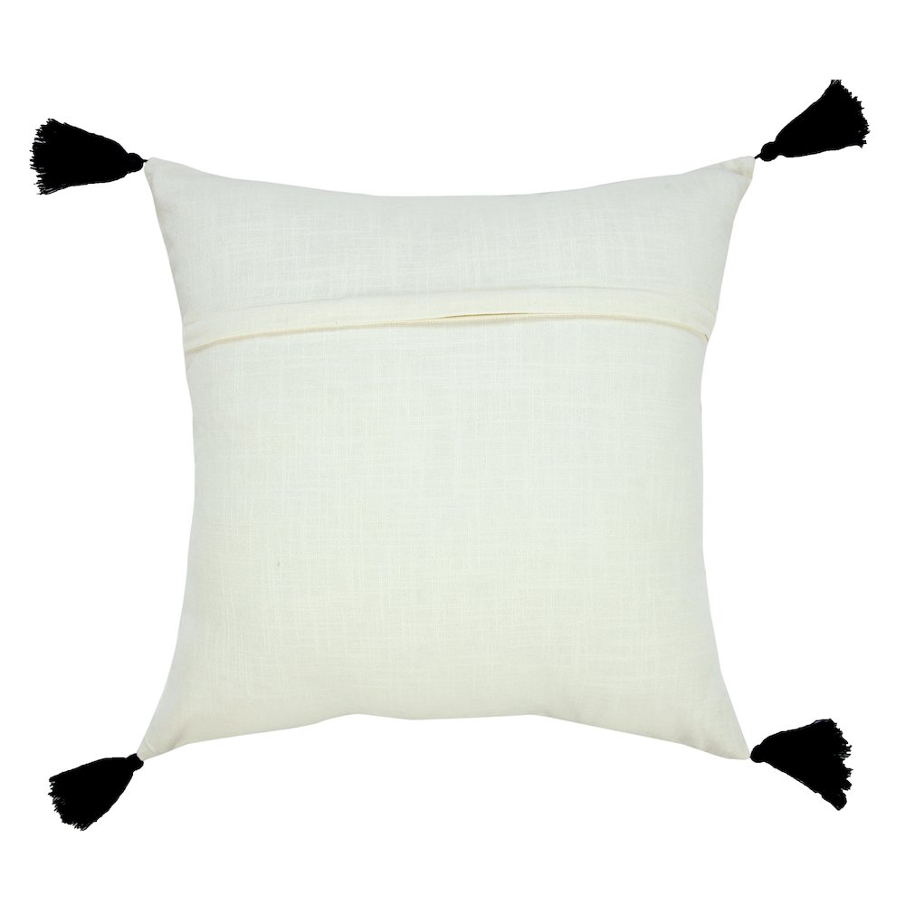 Bohemian Basics Geometric Embroidered Throw Pillow