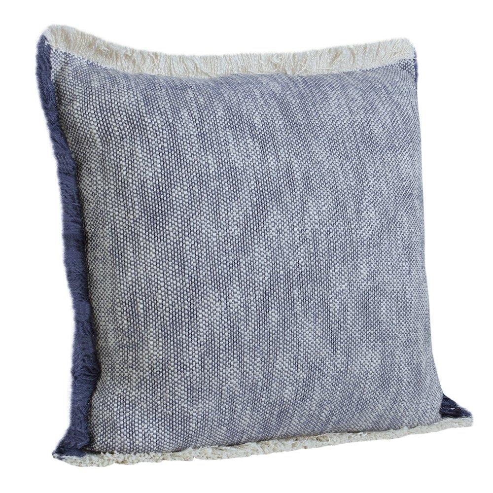 Aspen Cotton Pillow Set of 2 in Blue, 20" x 20"