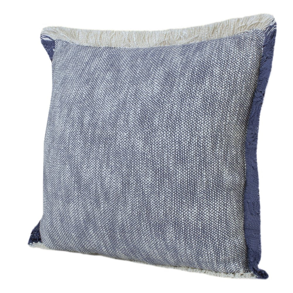 Aspen Cotton Pillow Set of 2 in Blue, 20" x 20"
