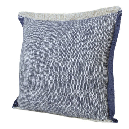 Aspen Cotton Pillow Set of 2 in Blue, 20" x 20"