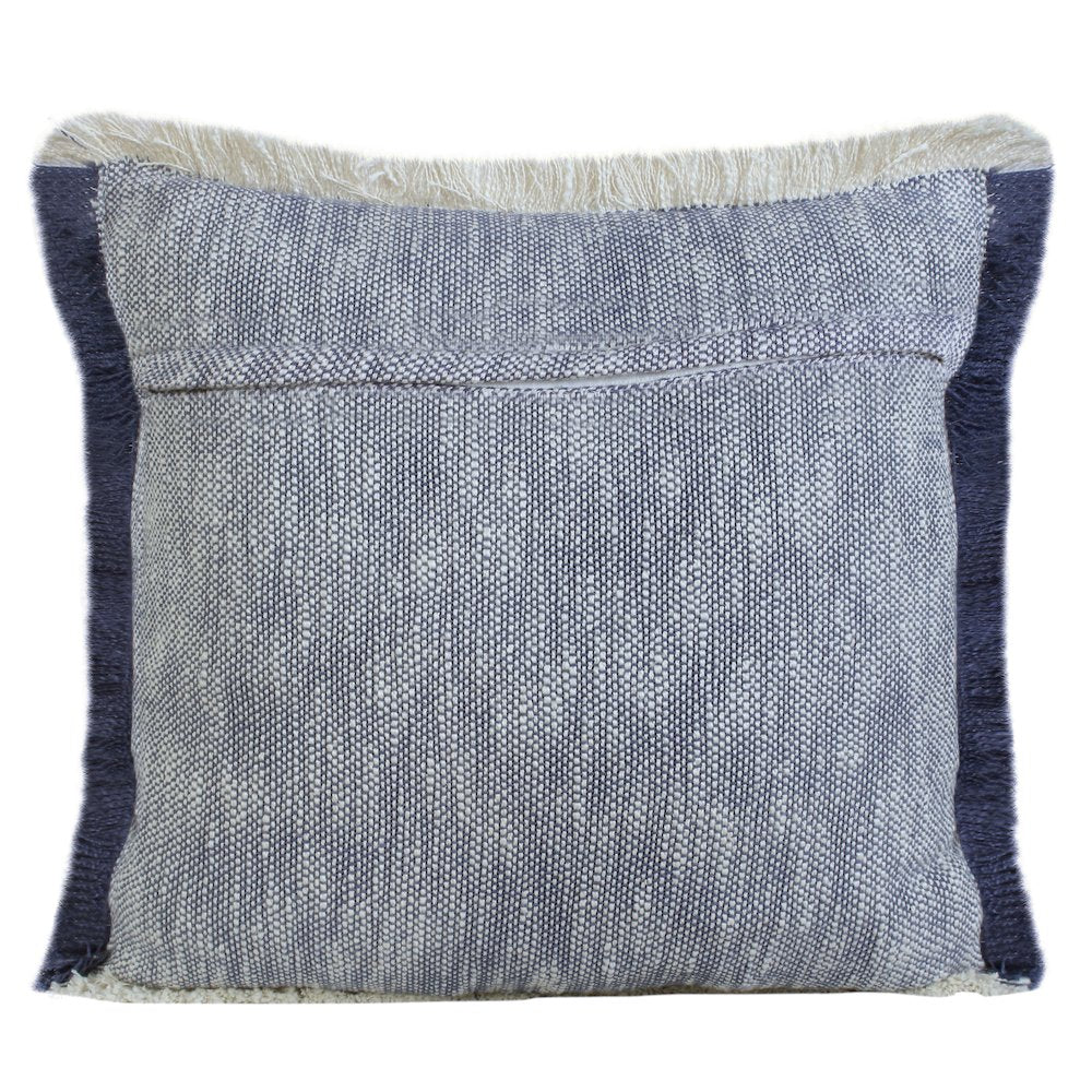 Aspen Cotton Pillow Set of 2 in Blue, 20" x 20"