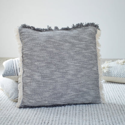 Aspen Cotton Pillow Set of 2 in Blue, 20" x 20"