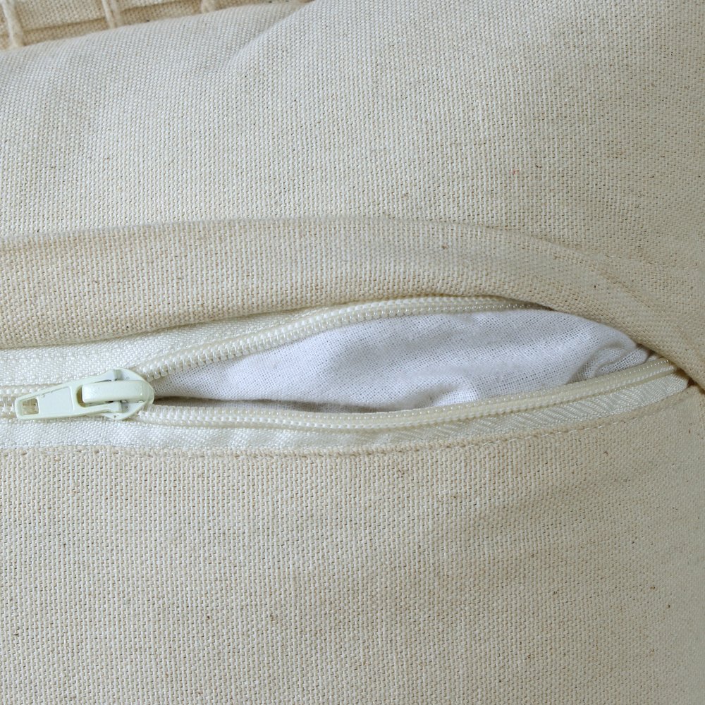 Vital Cotton Poly Filled Pillow in Green, 14" x 36"