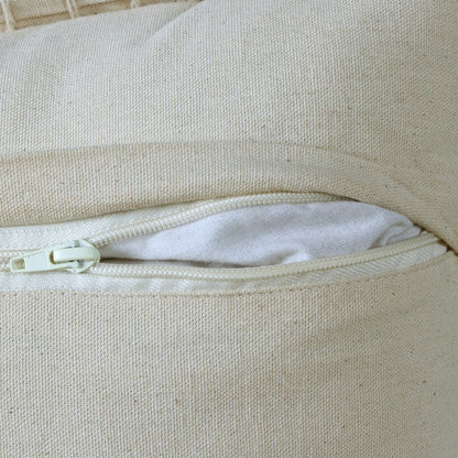Vital Cotton Poly Filled Pillow in Green, 14" x 36"