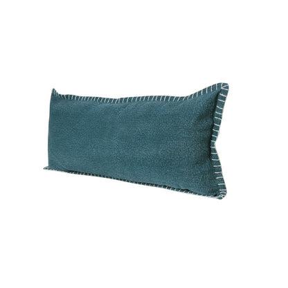 Vital Cotton Poly Filled Pillow in Green, 14" x 36"