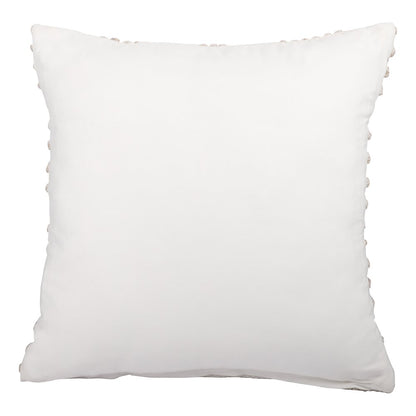 Opee Recycled PET Poly Filled Pillow in Beige/White, 20" x 20"