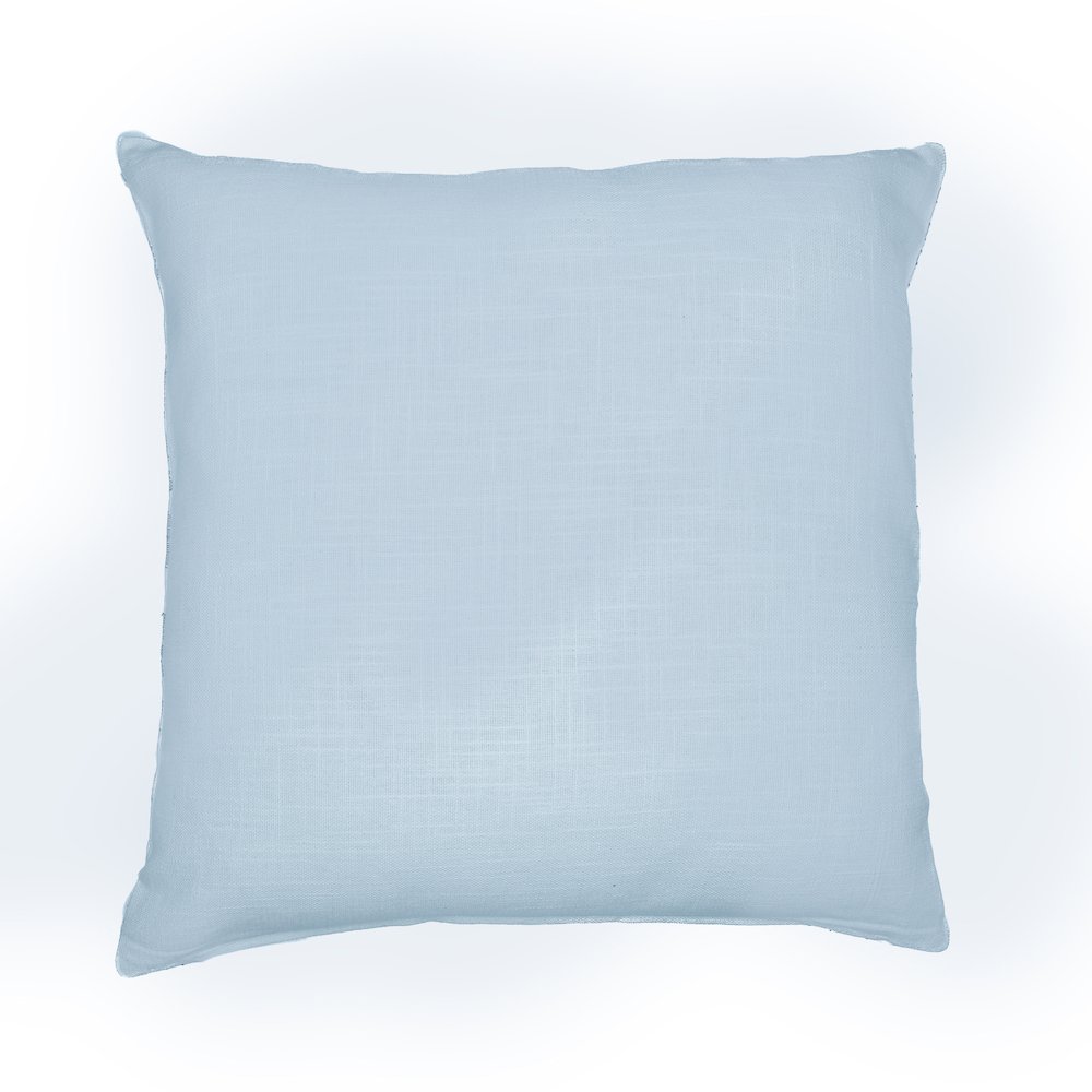 Blue Contemporary Checkered Hand-Woven Throw Pillow Cover