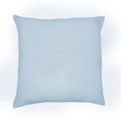 Blue Contemporary Checkered Hand-Woven Throw Pillow Cover