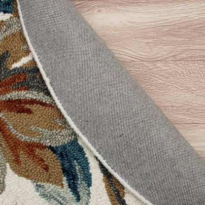 Tropical Paradise Floral Round Rug