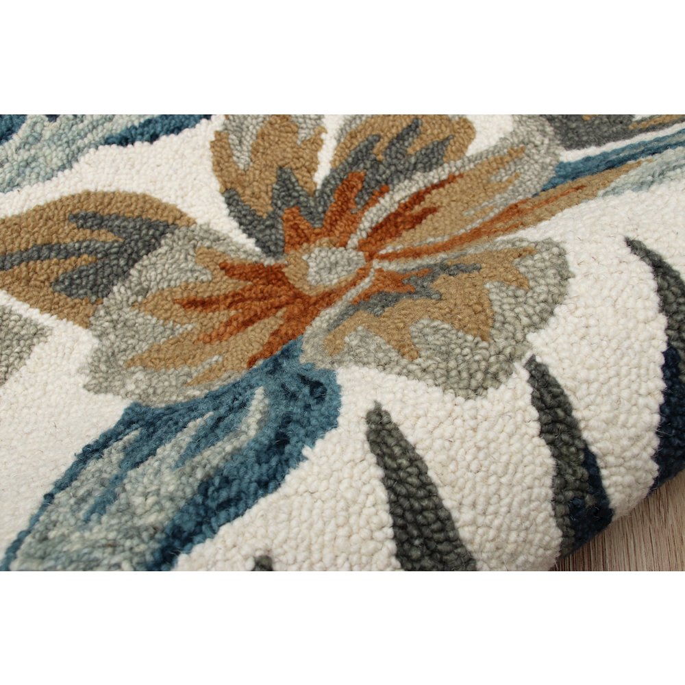 Tropical Paradise Floral Round Rug