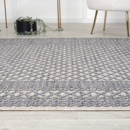 Westport Bordered PET Yarn Indoor/Outdoor Area Rug