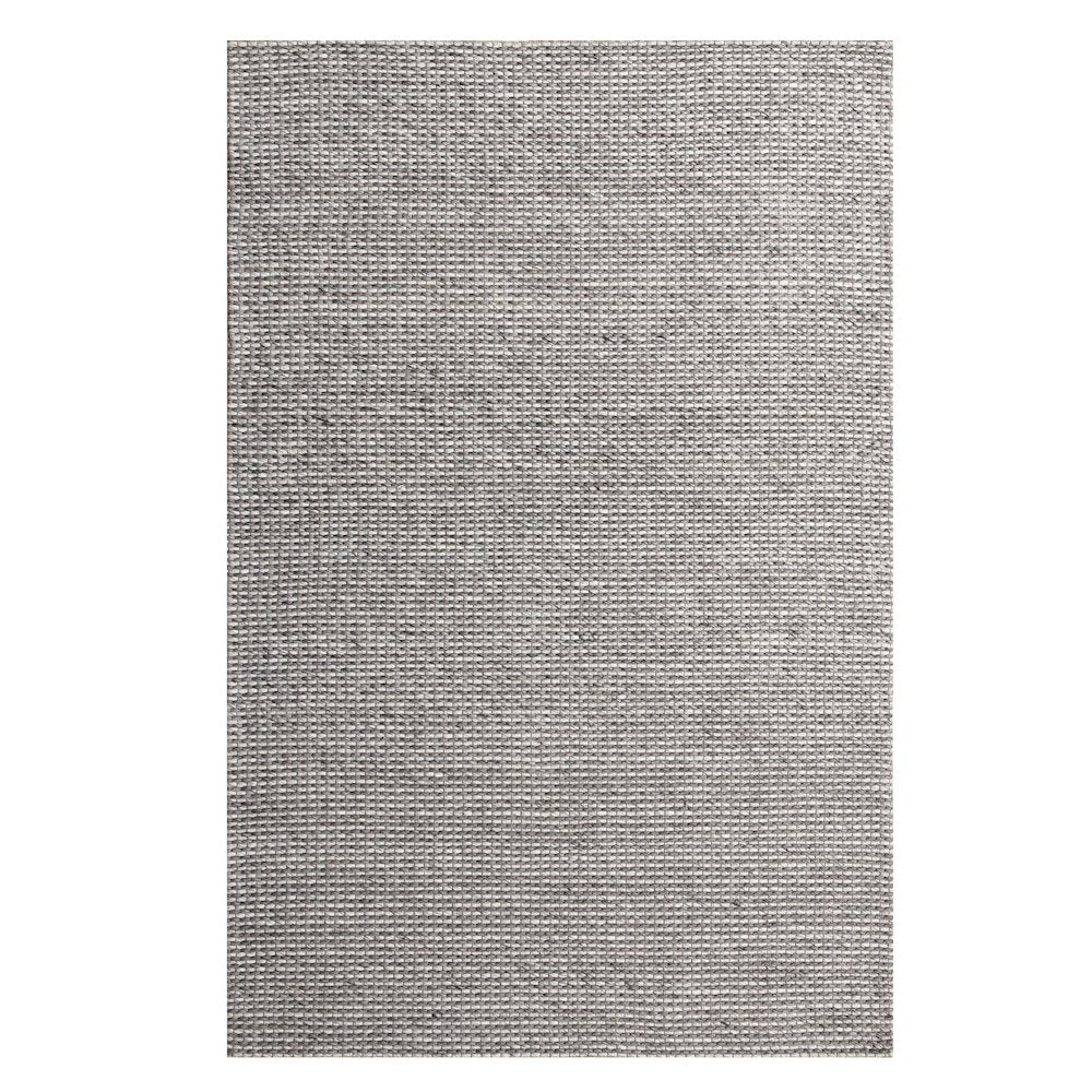 Bergen Wool Blend Area Rug Indoor in Gray/Silver, 7'9" x 9'9"