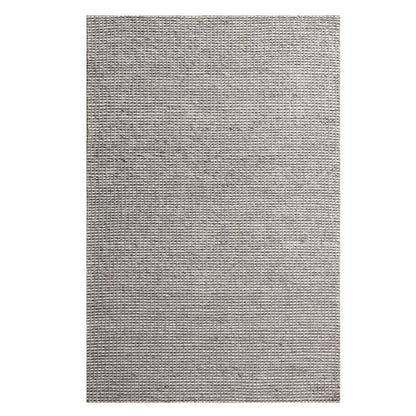 Bergen Wool Blend Area Rug Indoor in Gray/Silver, 7'9" x 9'9"