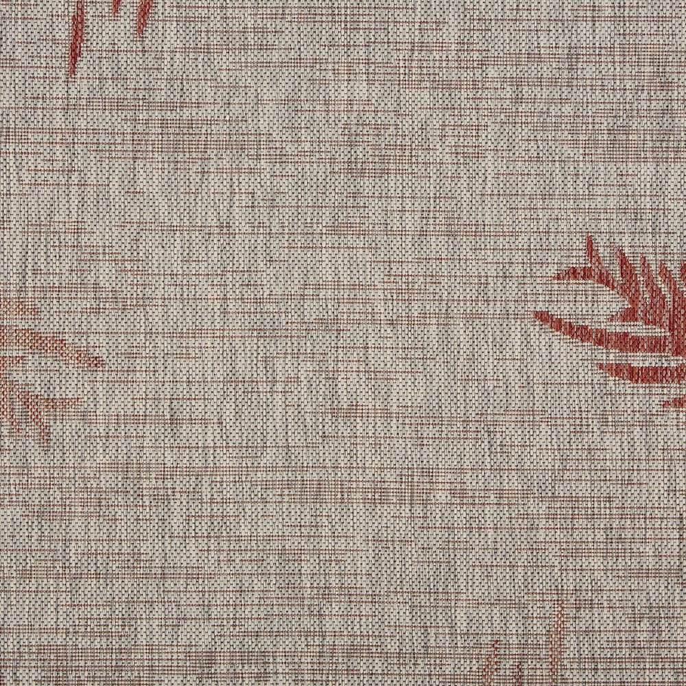 Captiva Durable Performance Area Rug Outdoor in Red/Beige, 7'9" x 9'5"