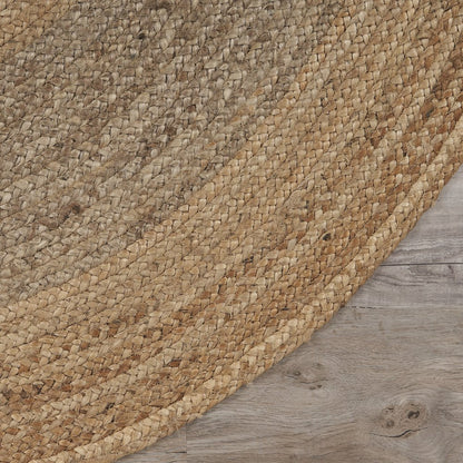 Boutique Jute Jute Area Rug Indoor in Tan/Brown, 7'6" Round
