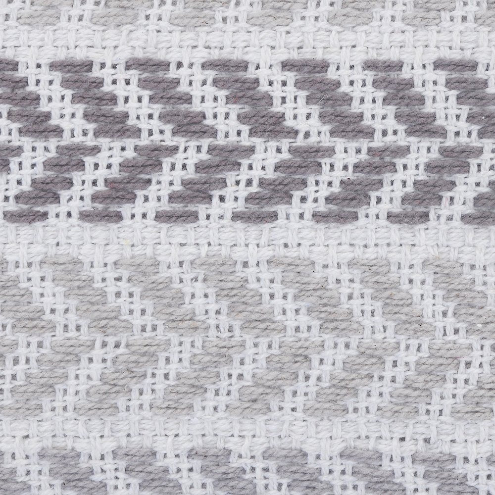 Altair  Cotton Pillow Set of 2 in Gray/Ivory, 18" x 18"